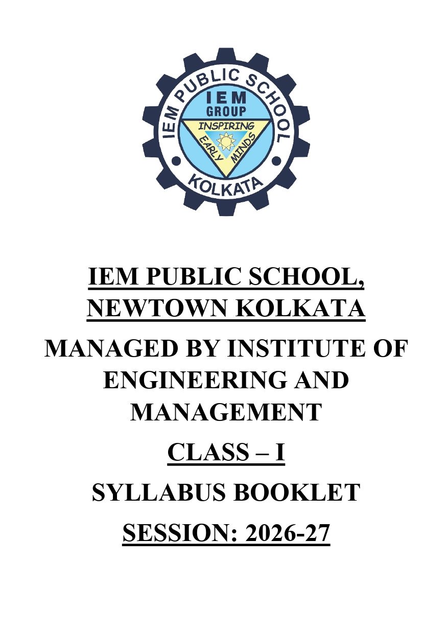 Final Syllabus_Class - I_page-0001